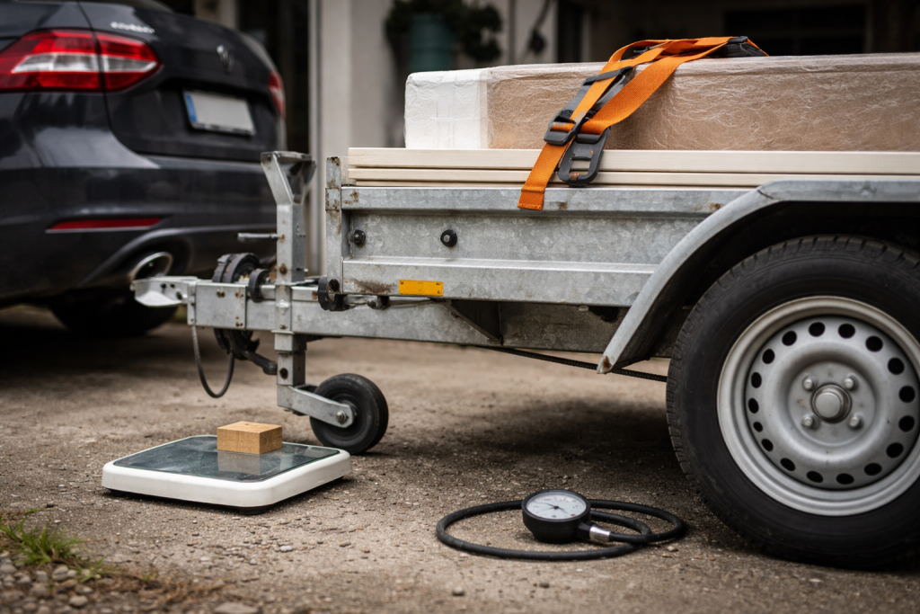 Kugletryk, last og slingren: min garage-guide til trailer, der kører pænt