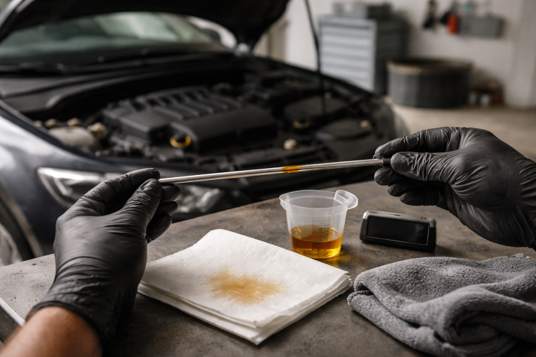 Oliepinden lyver ikke: sådan finder du ud af om dit olieforbrug er normalt