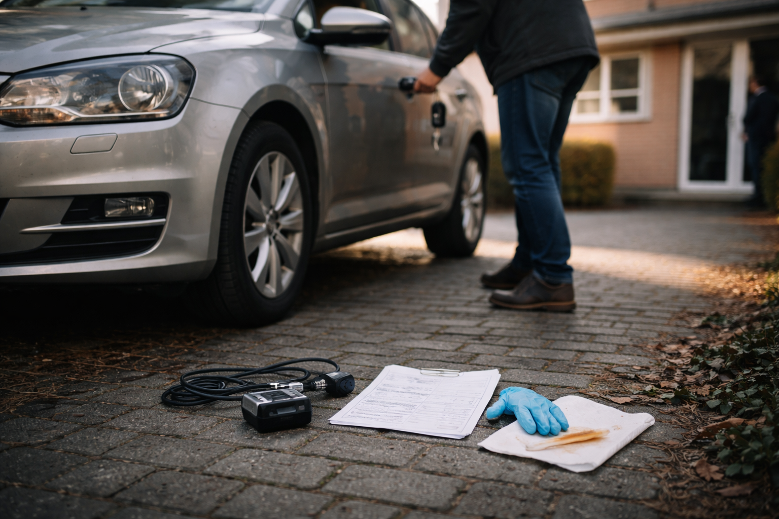 Brugt bil på 30 minutter: min koldstart - til - varmtest plan uden lift og værksted