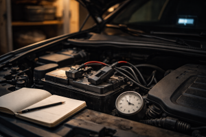 Dit 12V-batteri dør, mens bilen står stille: sådan afslører du en bil der aldrig går i dvale