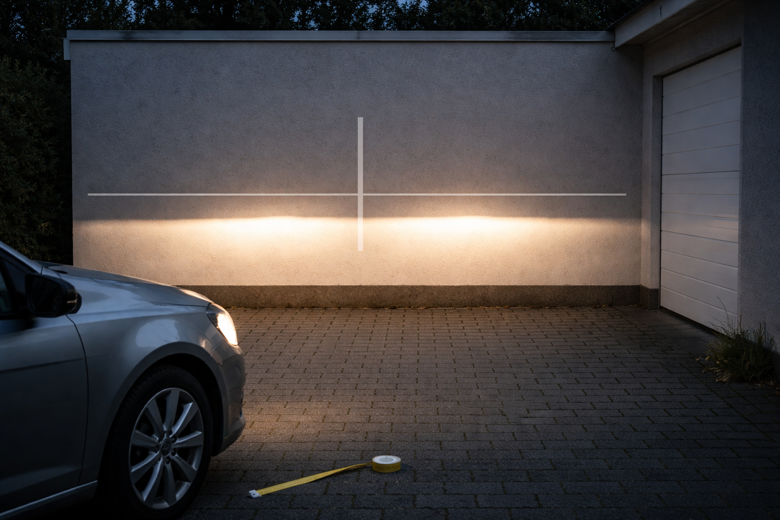 Få styr på lygtebilledet før syn: brug væggen som dit lygteapparat