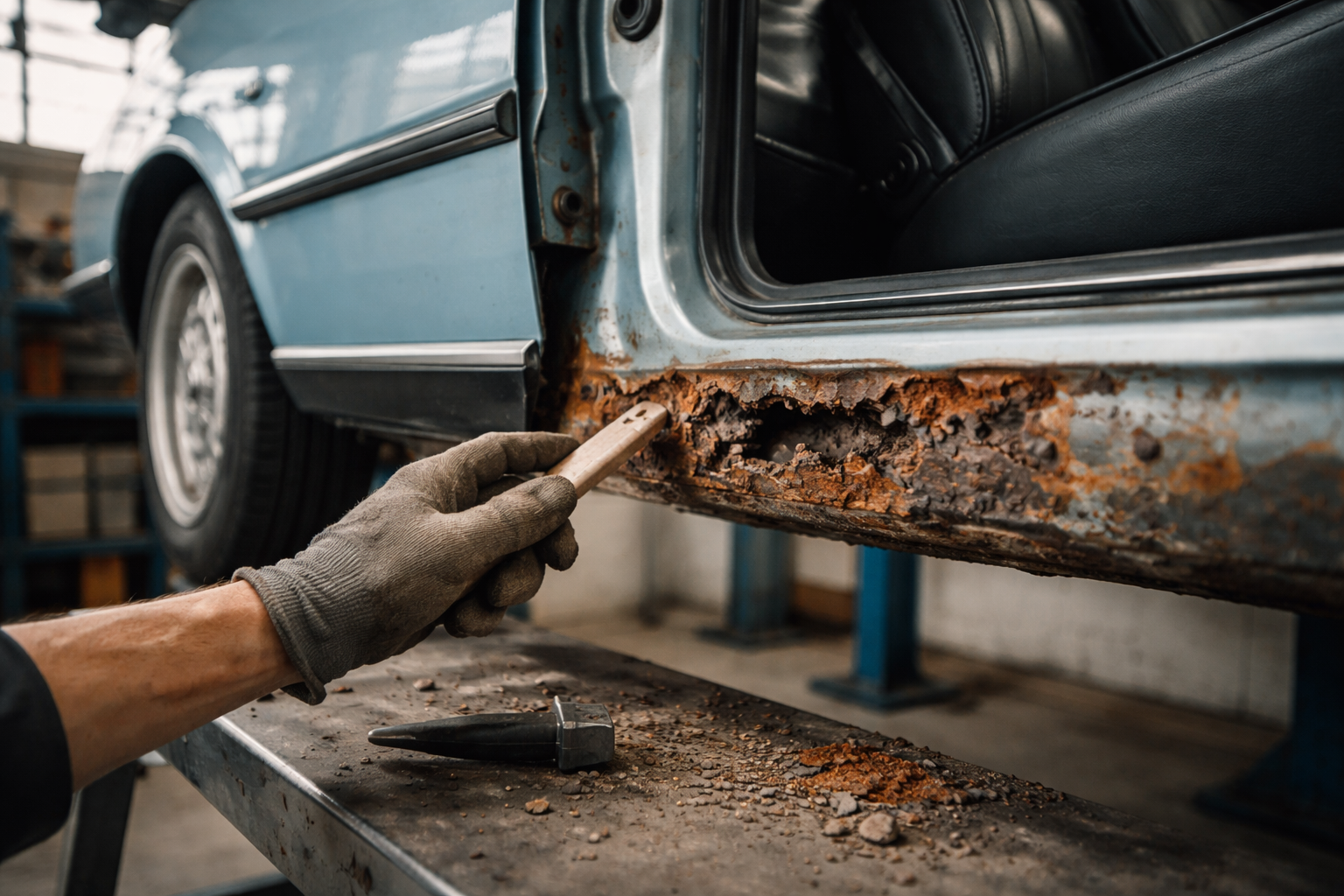 Rust dræber ikke kun skærmkanter - den kan knække din klassiker midt over