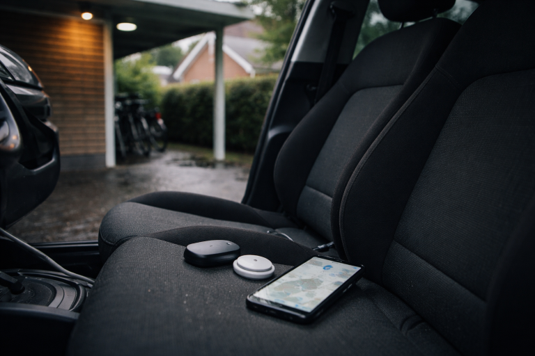 Hvordan sporer man en bil? GPS-tracker, AirTag, fabriks-app og lov i Danmark